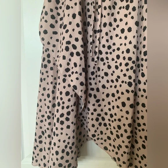 NWT boutique leopard polka dot layered ruffle skirt size m - Picture 6 of 7